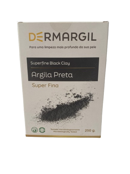 Argila Preta Super Fina – 250g – DERMARGIL