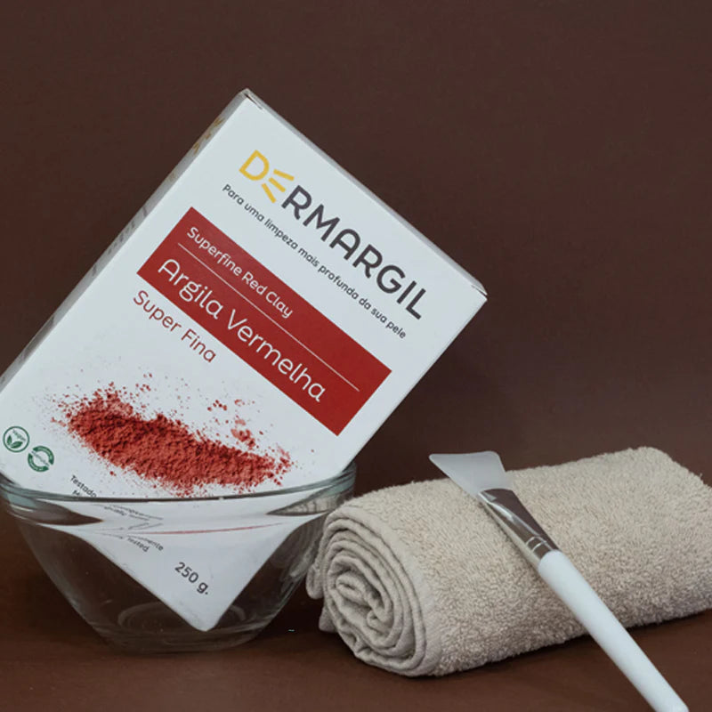 Argila Vermelha super fina - 250g - DERMARGIL