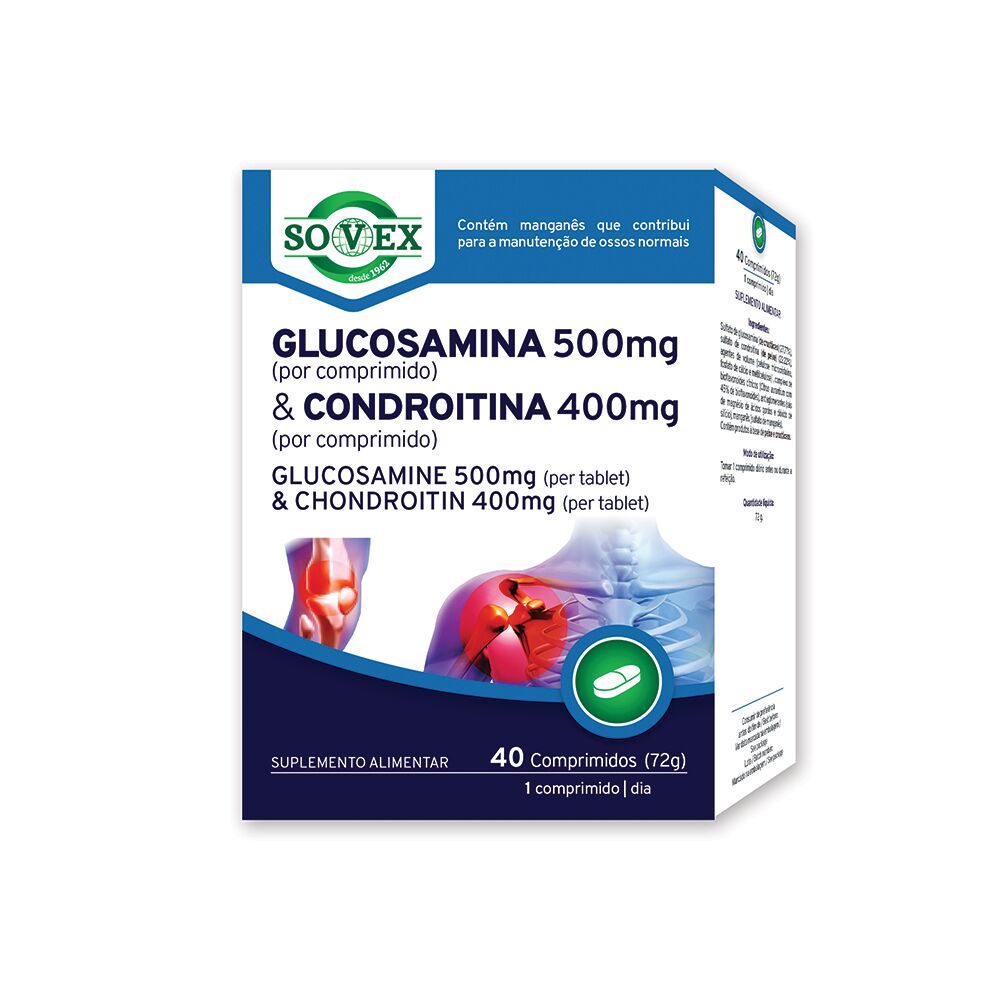 Glucosamina 500mg & Condroitina 400mg