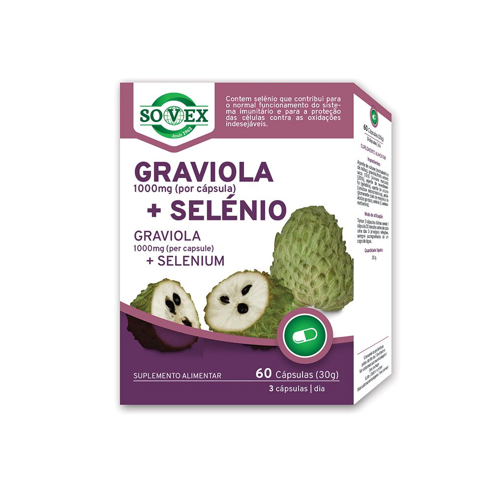 Graviola 1000mg+Selénio