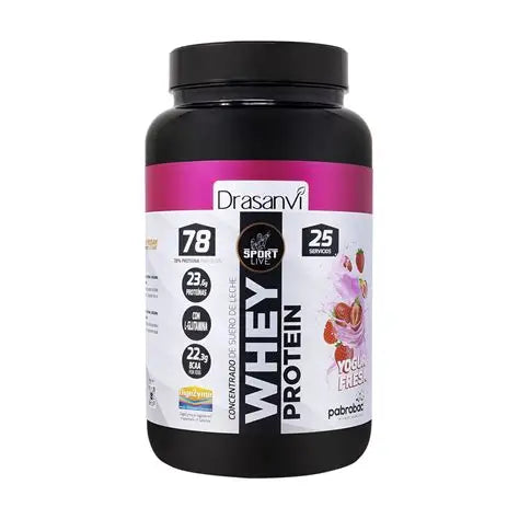 Whey Protein Concentrado (morango) - 750g - Drasanvi