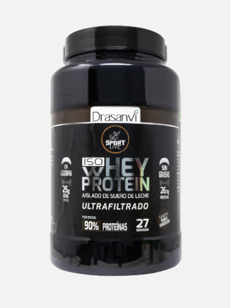 Whey Protein Isolado duplo chocolate – 800 gr – Drasanvi