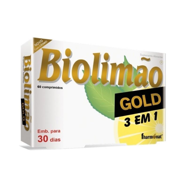 Biolimão Gold 3 em 1, 60 Comp.