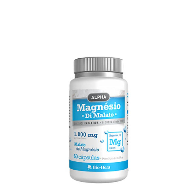 Magnésio Di Malato 1.000mg (60 cápsulas) - Bio-Hera