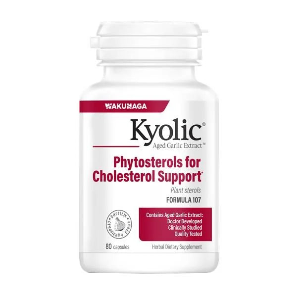 Kyolic Pytosterols for Cholesterol Support 80 cápsul.
