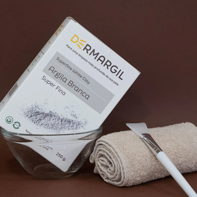 Argila Branca Super Fina – 250g – DERMARGIL