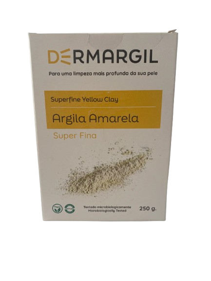 Argila Amarela Super Fina – 250g – DERMARGIL
