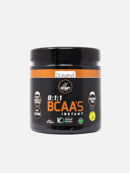BCAAS+Glutamina Limão Sport Live – 275g – Drasanvi