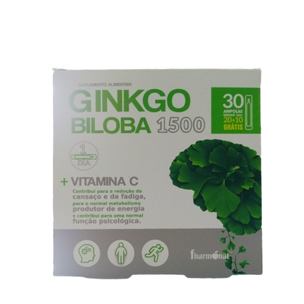 Ginkgo Biloba 1500, 30 Amp.