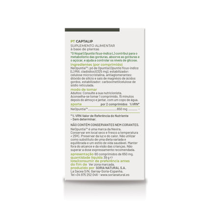 Captalip 60 comprimidos - SoriaNatural