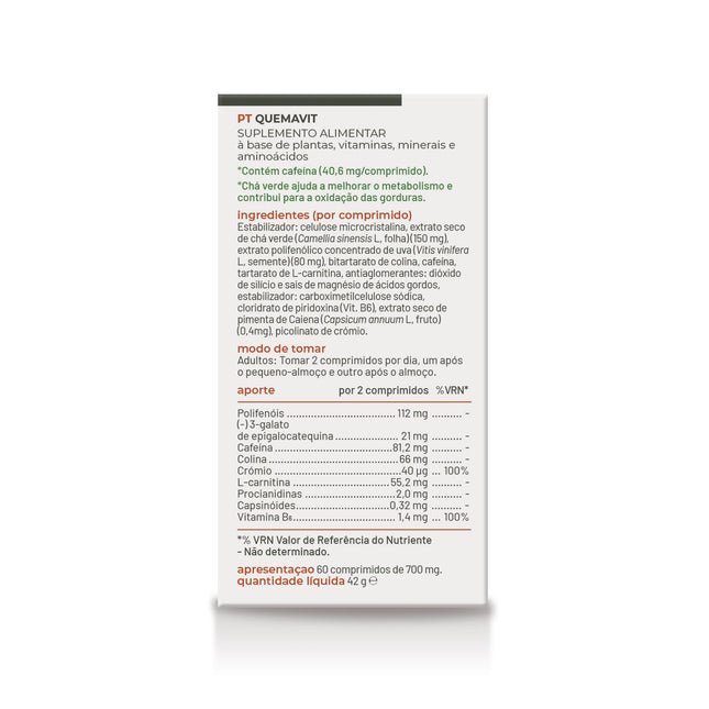 Quemavit 60 comprimidos - SoriaNatural