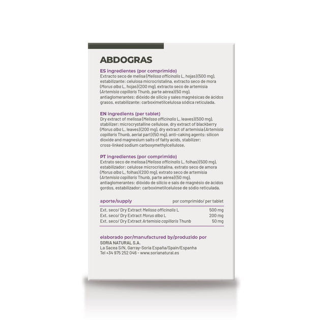 Abdogras 28 comprimidos - SoriaNatural