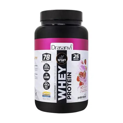 Concentrado de proteína de suero (fresa) - 750g - Drasanvi