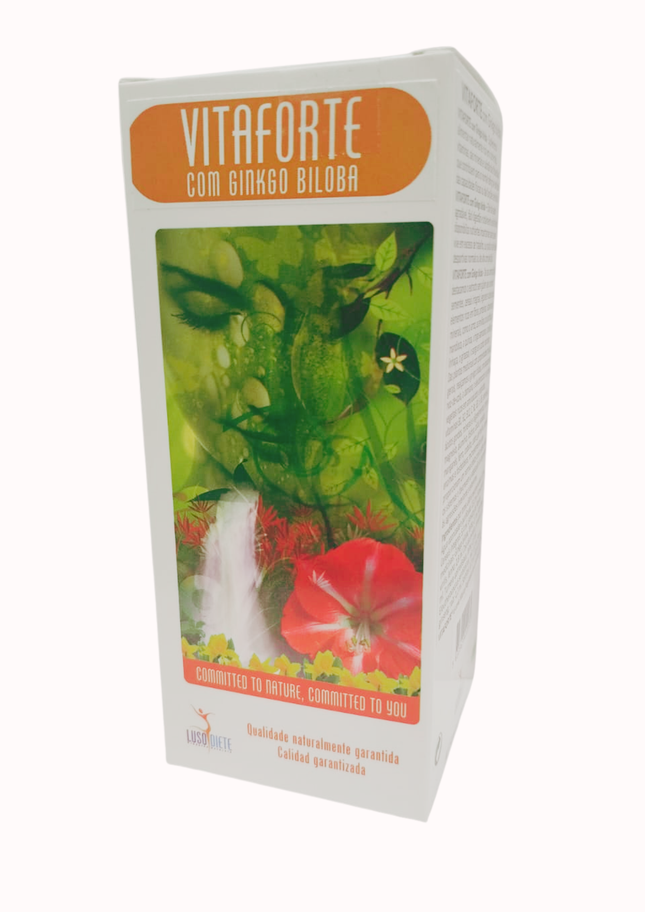 Vitaforte com ginkgo biloba (250ml) - Lusodiete