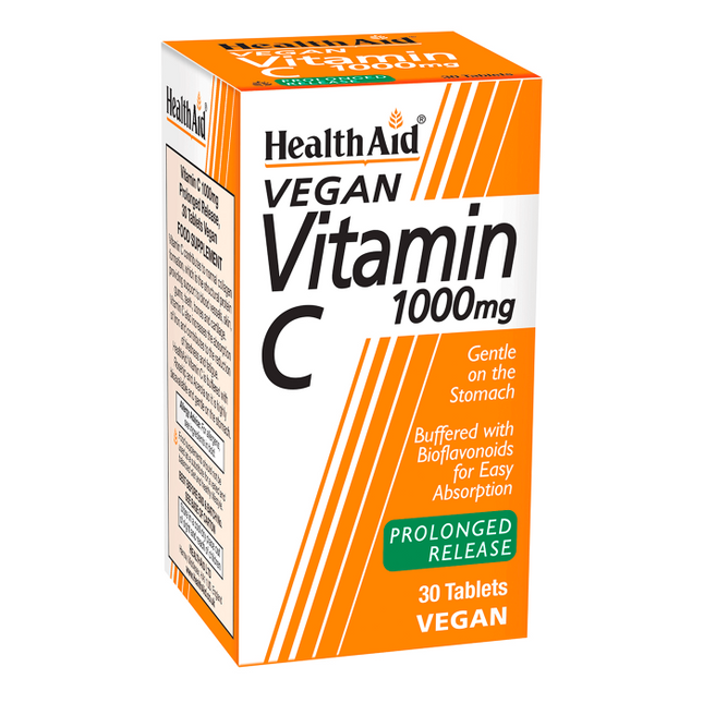 Vitamina C 1000mg libertação prolongada (30 compr.) - Europerfil