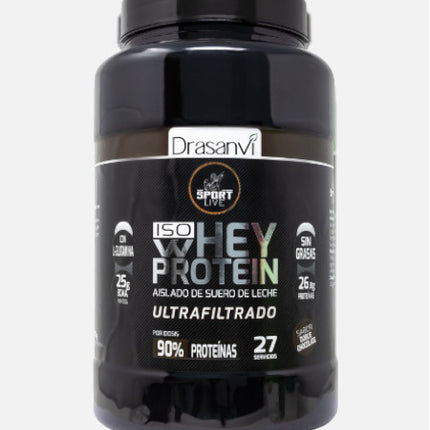 Double chocolate isolate whey protein – 800 gr – Drasanvi