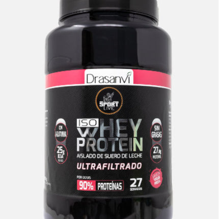 Whey Protein Isolate strawberry yogurt – 800 g – Drasanvi