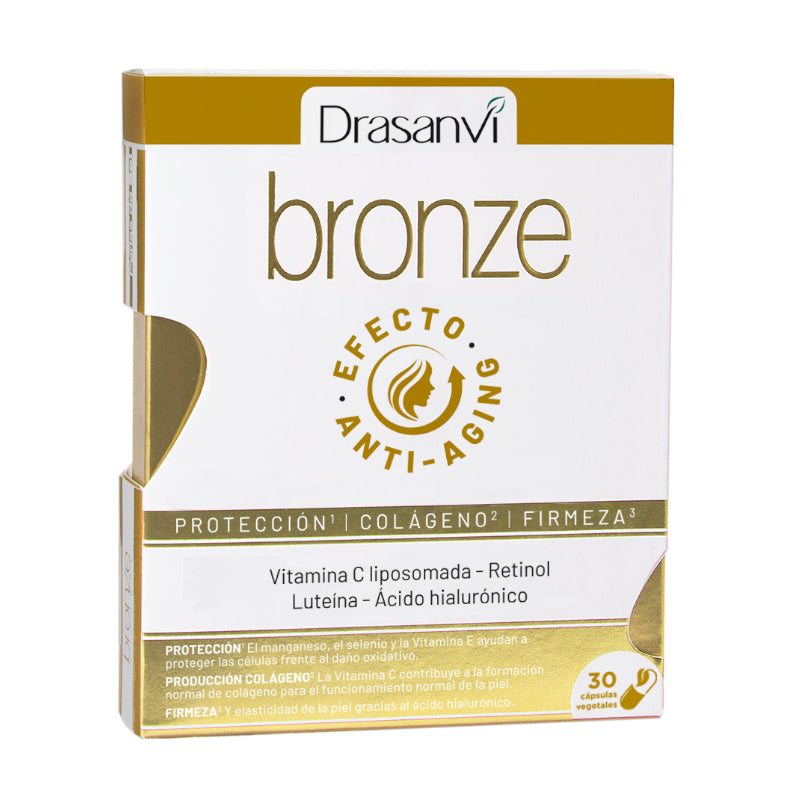 Bronze Efecto Anti-Aging – 30 cápsulas – Drasanvi