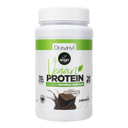 Brownie-flavored Vegetable Protein – 600 gr – Drasanvi