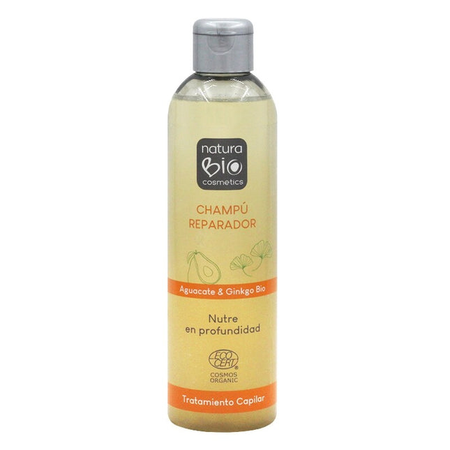 Champô Reparador Abacate & Ginkgo BIO  (250ml) - NaturaBio Cosmetics