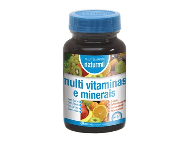 Multi Vitaminas e Minerais, 60 Cáps