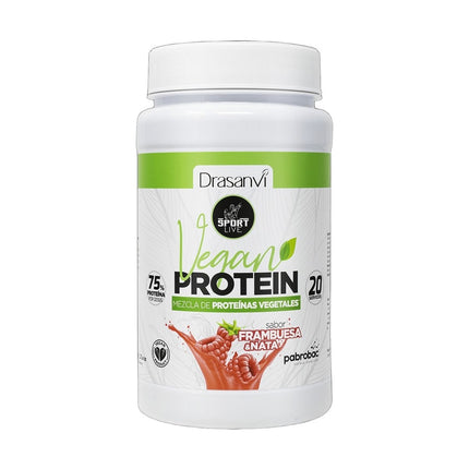 Proteína Vegetal sabor frambuesa – 600 gr – Drasanvi
