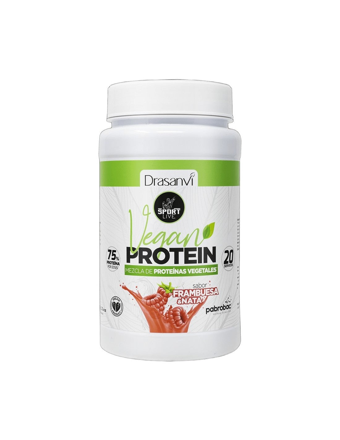 Proteina Vegetal sabor framboesa – 600 gr – Drasanvi